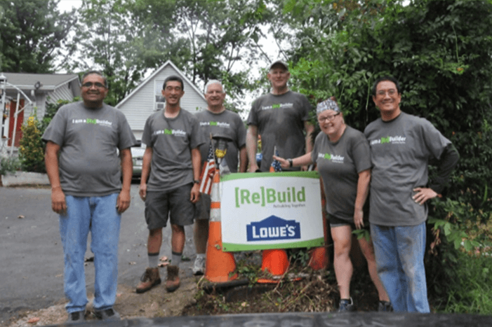 Photo from Loudoun Now Each year on the last Saturday in April, Rebuilding Together Loudoun County works to help families in need by completing home repairs